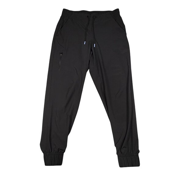 Eddie Bauer Womens Black Jogger Pants Size L Elastic Waist Lightweight Activewea - Picture 1 of 6